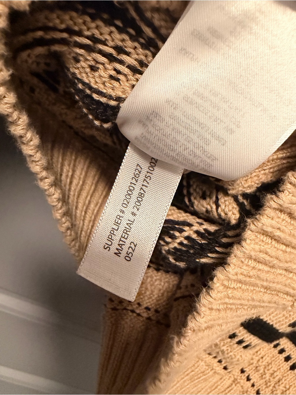 Lauren Ralph Lauren Jacquard-Knit Linen-Blend Sweater MEDIUM - Picture 8 of 9